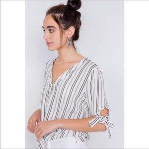 Almost gone (S). Stripe blouse